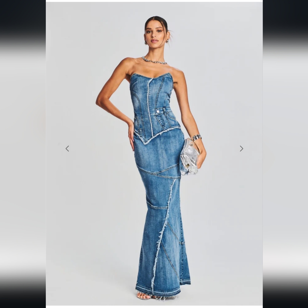 Tamara denim dress by Retrofete